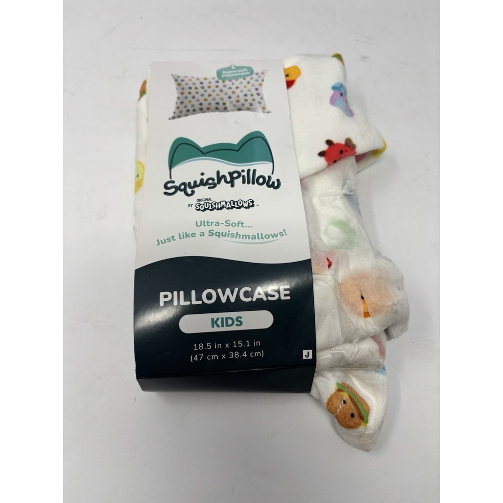 1 Squishpillow Pillowcase By Squishmallows Ultra Soft 18.5"X15.1"